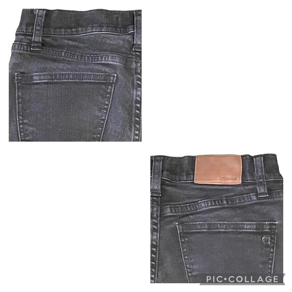 Madewell Skinny Skinny Faded Black Jeans - Sz 26 - Picture 7 of 13